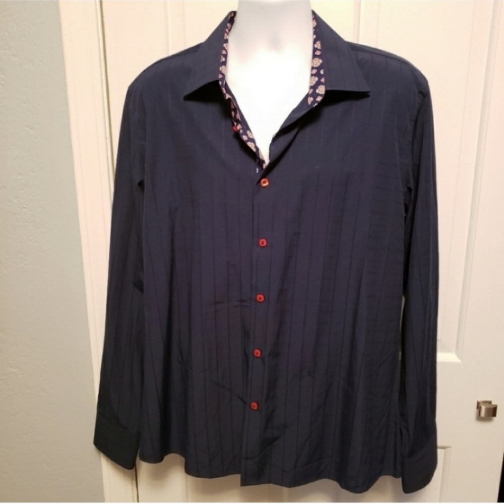 Rosso Milano Button Down Shirt Modern Fit Made in Italy Size XXL NWT